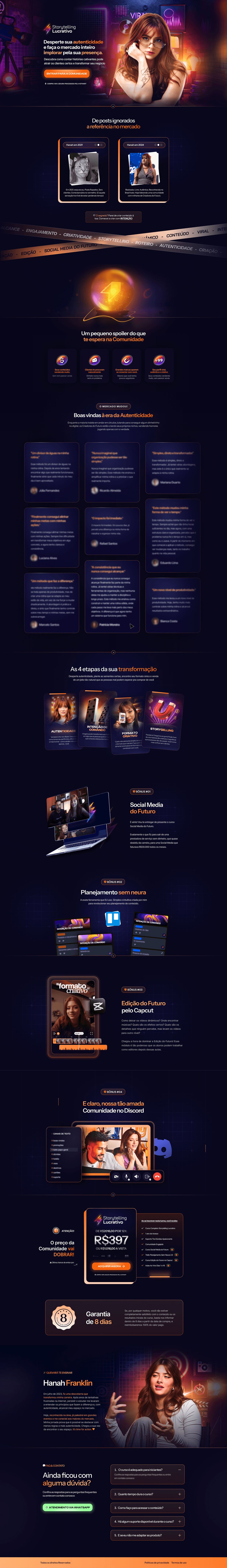 Exemplo de site: Landing Page de Alta Conversão — Campanhas